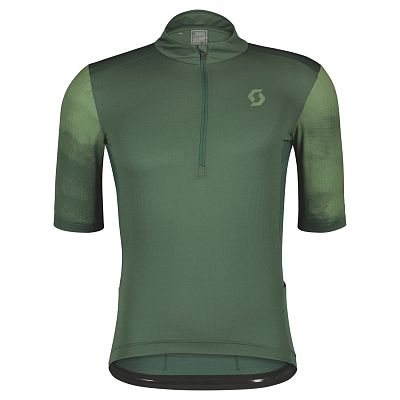 Превью  Велоджерси с коротким рукавом SCOTT Gravel 10 Smoked Green/Frost Green